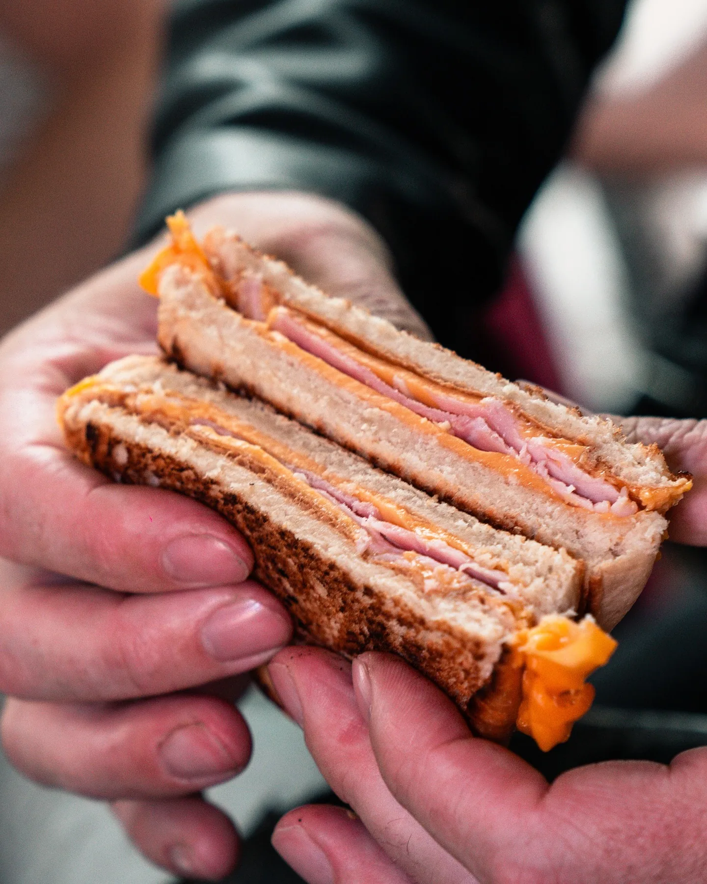 Croque maison servi au Black Peat à Angers